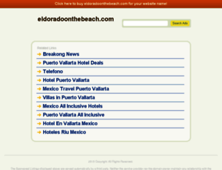eldoradoonthebeach.com screenshot