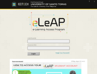 eleap.ust.edu.ph screenshot