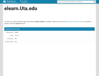 elearn.uta.edu.ipaddress.com screenshot