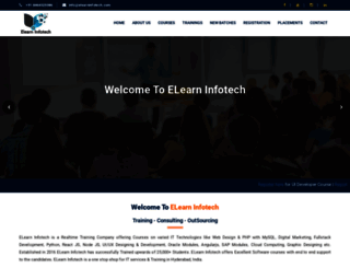 elearninfotech.com screenshot
