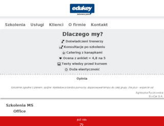 elearning.edukey.pl screenshot