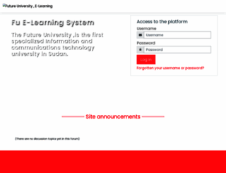 Access elearning.fu.edu.sd. The Future University