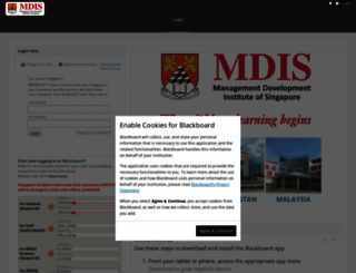 elearning.mdis.edu.sg screenshot