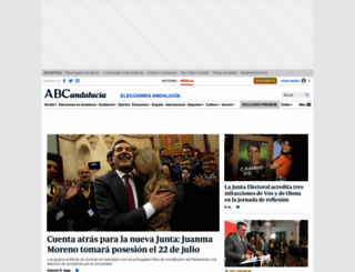 eleccionesandalucia.es screenshot