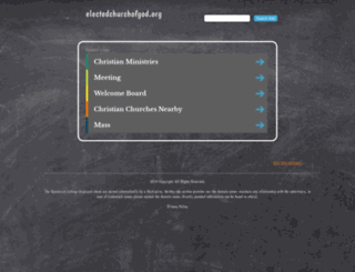 electedchurchofgod.org screenshot