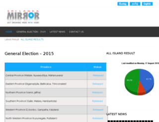 election.srilankamirror.com screenshot
