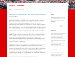 electionlawcenter.com screenshot