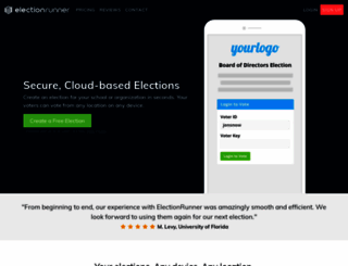 electionrunner.com screenshot