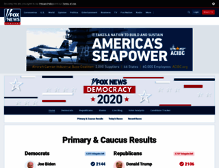 elections.foxnews.com screenshot