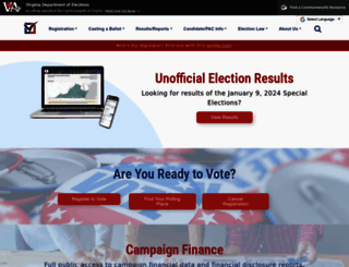 elections.virginia.gov screenshot