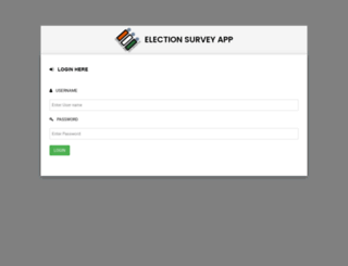 electionsurvey.in screenshot
