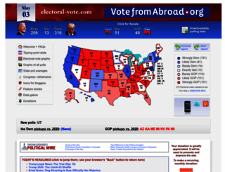 electoral-vote.com screenshot