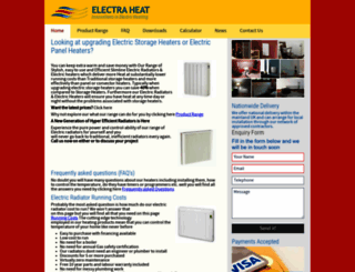 electraheat.co.uk screenshot