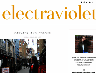electraviolet.co.uk screenshot