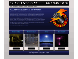 electri-cominc.com screenshot