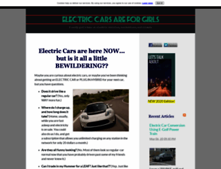 electric-cars-are-for-girls.com screenshot