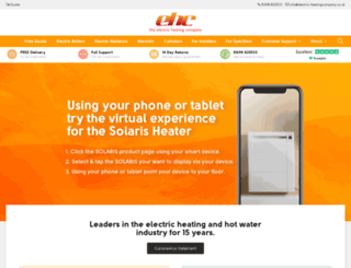 electric-heatingcompany.co.uk screenshot