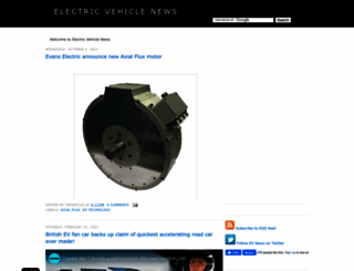 electric-vehiclenews.com screenshot