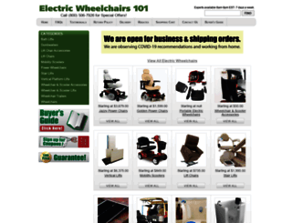 electric-wheelchairs-101.com screenshot