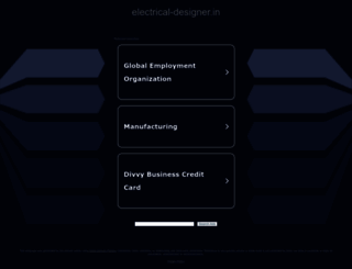 electrical-designer.in screenshot