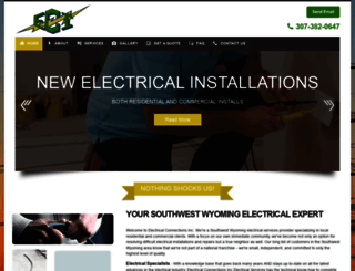 electricalconnectionswy.com screenshot