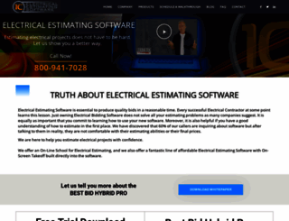 electricalestimatingsoftware.com screenshot
