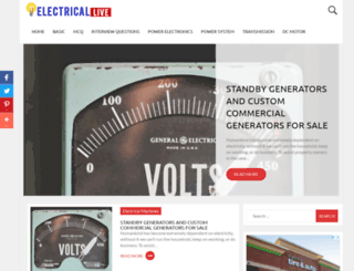 electricallive.com screenshot