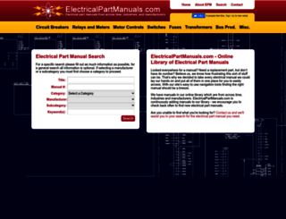 electricalpartmanuals.com screenshot