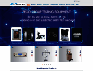 electricalsafety-testequipment.com screenshot