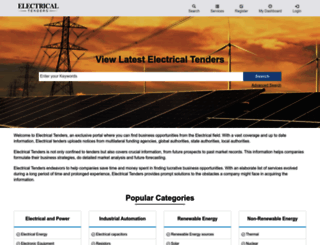 electricaltenders.com screenshot