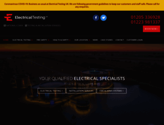 electricaltestinguk.co.uk screenshot