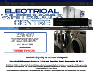 electricalwhitegoods.com.au screenshot