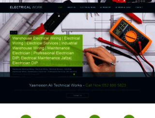 electricalworkdubai.com screenshot
