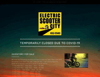 electricbicyclecity.com screenshot