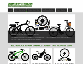 electricbicyclenetwork.com screenshot