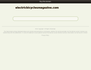electricbicyclesmagazine.com screenshot