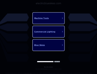 electricblueskies.com screenshot