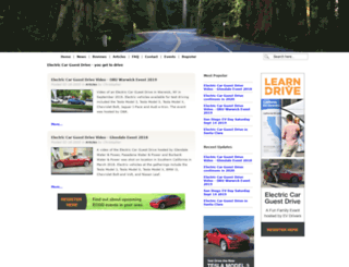 electriccarguestdrive.com screenshot