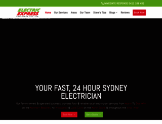 electricexpress.com.au screenshot