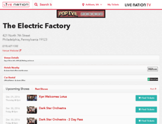 electricfactory.com screenshot
