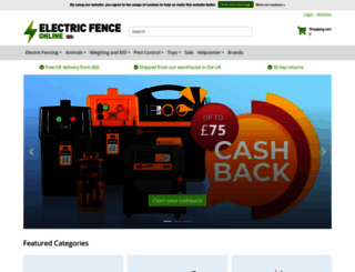 electricfence-online.co.uk screenshot