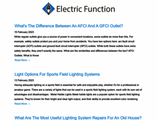 electricfunction.com screenshot