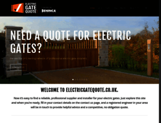 electricgatequote.co.uk screenshot