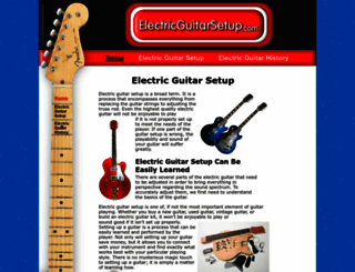 electricguitarsetup.com screenshot