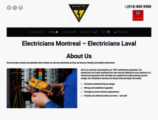 electrician-montreal.ca screenshot