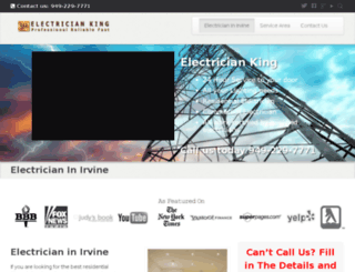 electricianinirvine.com screenshot