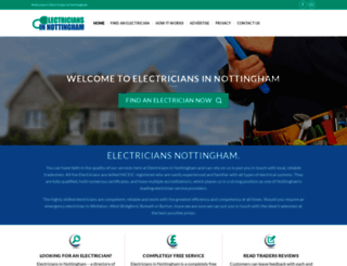 electriciansinnottingham.co.uk screenshot