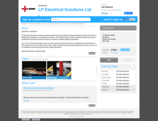 electriciansstockport.com screenshot