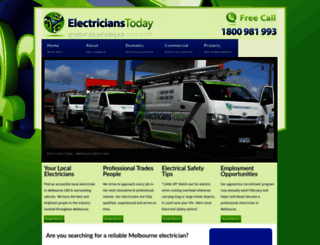 electricianstoday.com.au screenshot