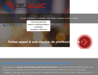 electricien-dejelec.fr screenshot